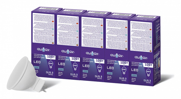 Лампа светодиодная Farlight MR16 GU5.3 10Вт 4000K FAR000084