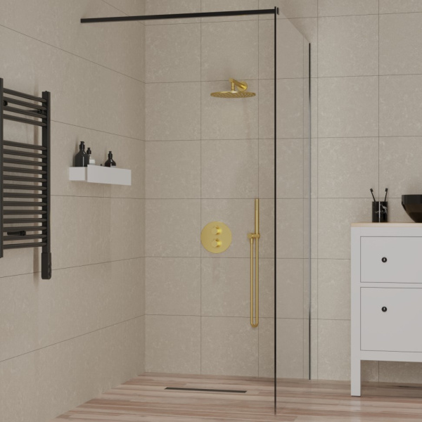 Термостат для ванны Paini Cox 78PJ691TH золото матовое