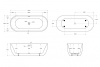 Акриловая ванна BelBagno 190x80 BB417-1900-800