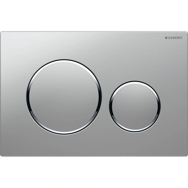 Инсталляция для унитаза Geberit Duofix Sigma 20 111.300.00.5 + 111.815.00.1 + 115.882.KN.1 с кнопкой смыва, матовый хром/хром/матовый хром