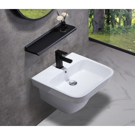 Раковина CeramaLux NB164 50,5x46,5 см, подвесная, белый