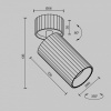 Спот Maytoni Technical Калипсо C108CL-01-GU10-B