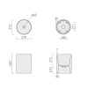 Раковина Galassia Core 7305NEMT черная