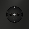 Розетка с заземлением без рамки Voltum S70 VLS040108