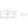 Раковина 101,2x45,5 см Grossman Фостер 30513
