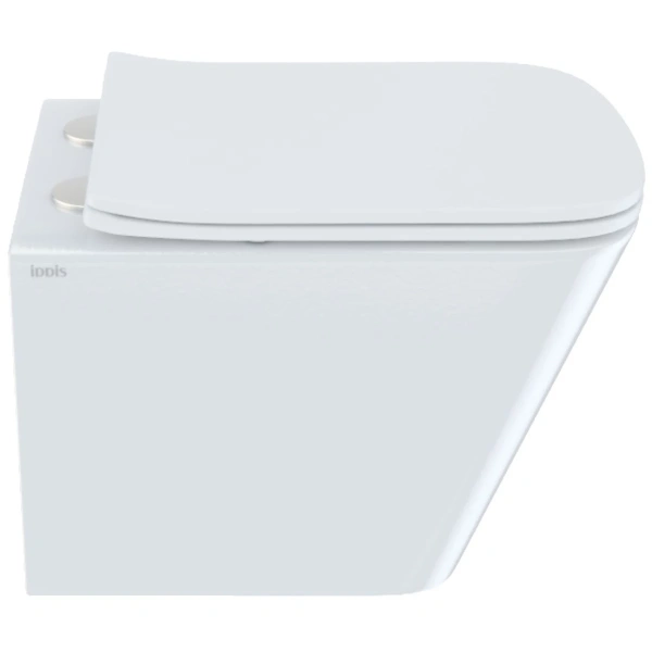 Унитаз подвесной IDDIS Bild BILRDSEi25 безободковый, с сиденьем микролифт, белый