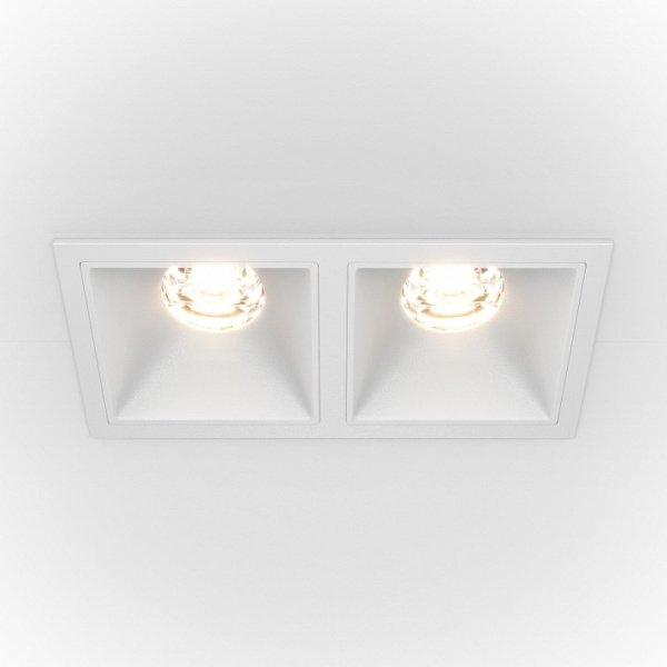 Встраиваемый светильник Maytoni Alfa DL043-02-10W3K-SQ-W