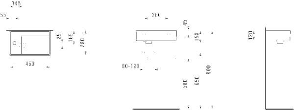 Раковина Laufen Kartell 8.1533.5.000.111.1