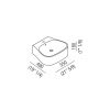 Раковина Agape Pear 55 ACER08951RZ *1