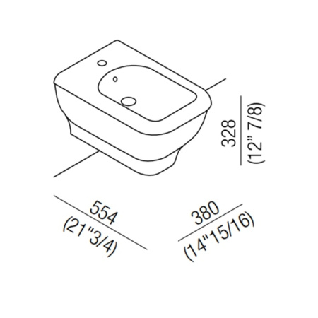 Подвесное биде Agape Memory ACER0898BSZL *1