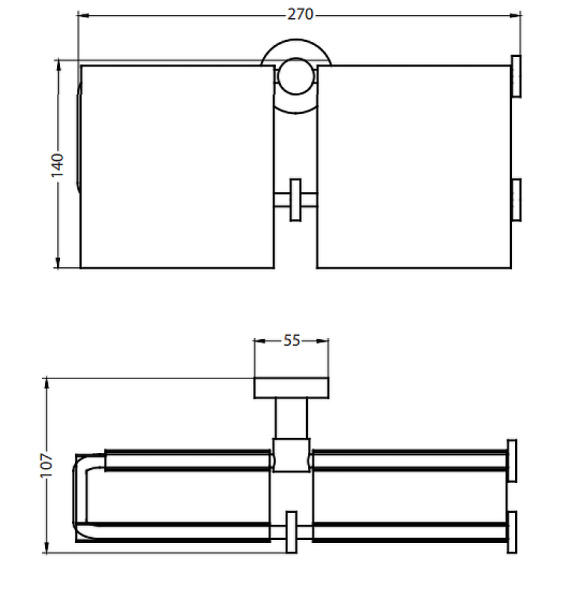 Держатель бумаги Bemeta Omega 104112092