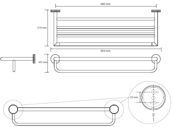 Полотенцедержатель Bemeta Stella 166205072
