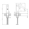 Смеситель для раковины Gessi 316 54002#299 черный