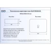 Раковина 50x40 см GID LuxeLine D1302h022