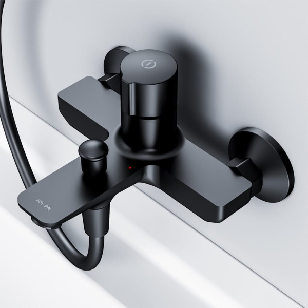 Смеситель для ванны и душа AM.PM X-Joy F85A10522 TouchReel черный