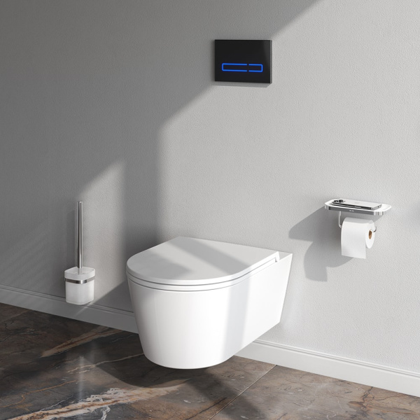 Подвесной унитаз AM.PM Func C8F1701MWSC с крышкой-сиденьем