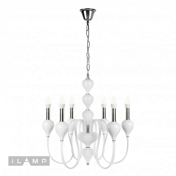 Подвесная люстра iLamp Lady 88003-6 WH