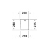 Полупьедестал для раковины Duravit ME by Starck 0858410000