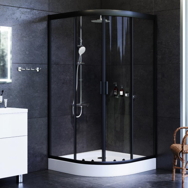 Душевой уголок AM.PM Gem 100x100 W90G-401-100BT черный