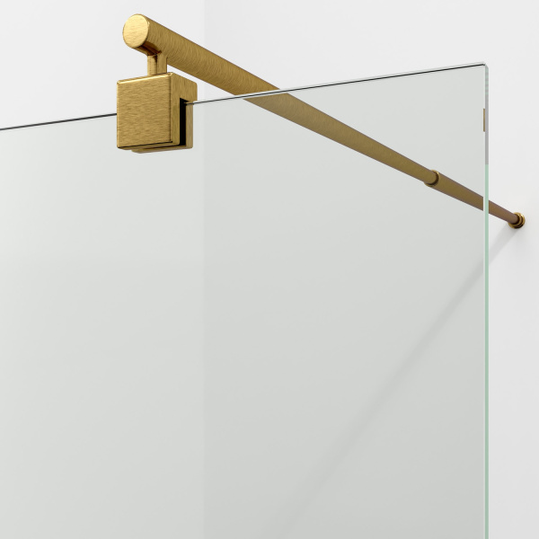 Душевая перегородка WasserKRAFT Rur 30W 110 30W46BG матовое золото