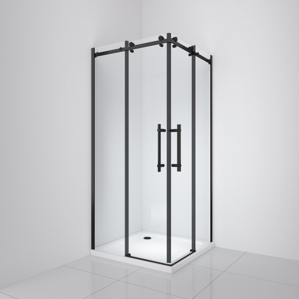 Душевой уголок BelBagno Marino MARINO-A-2-90-C-NERO черный