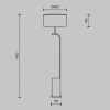 Торшер Maytoni Глэмпинг MOD437FL-03B