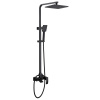 Душевая стойка Abber Wasserfall AF8616BL черная матовая