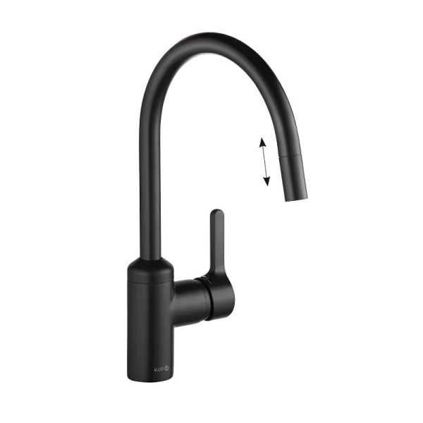 Смеситель для кухни Kludi Bingo Star 428513978 черный матовый