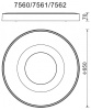 Накладной светильник Mantra Coin 7562