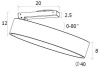 Спот DesignLed UF UF034-40-WH-NW
