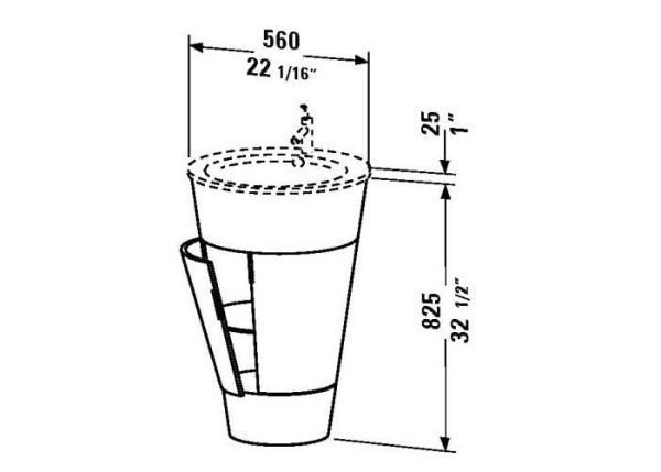 Тумба под раковину STARCK S1952001313