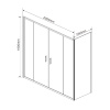 Душевой уголок Vincea Garda VSR-1G21020CL