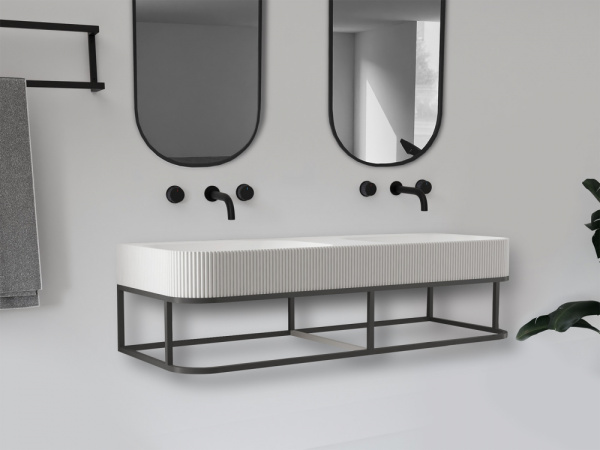 Тумба с раковиной Abber Stein 120 AS2646 черный