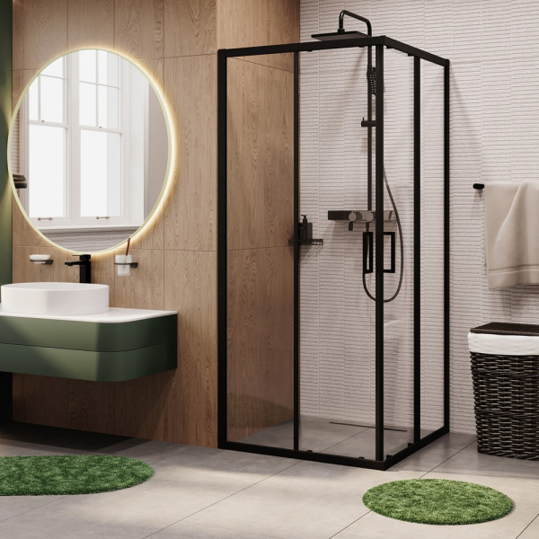 Душевой уголок WasserKRAFT Dill 61S 61S03 черный