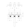 Смеситель для раковины Gessi Inciso 58092#149