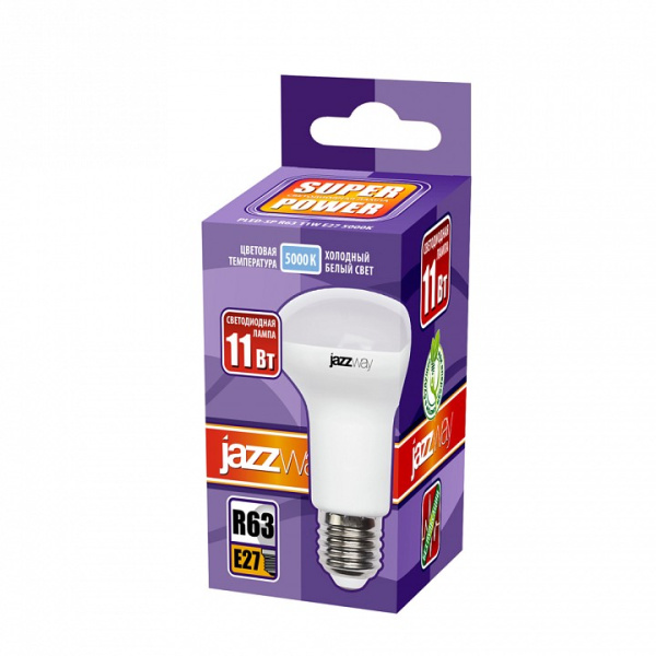 Лампа светодиодная Jazzway  E27 11Вт 5000K PLED-SP R63 11W E27 5000K