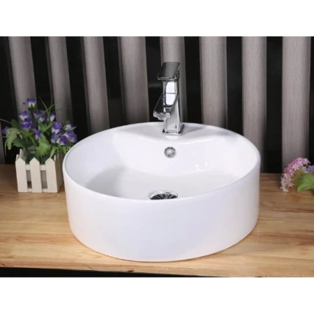 Раковина-чаша CeramaLux 7026B 41x41 см, накладная, белый