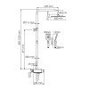 Душевой комплект WasserKRAFT A113.118.126.CH Thermo