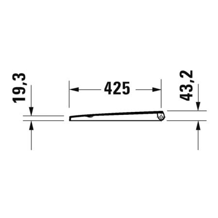 Крышка-сиденье для унитаза Duravit D-Neo 0021610000