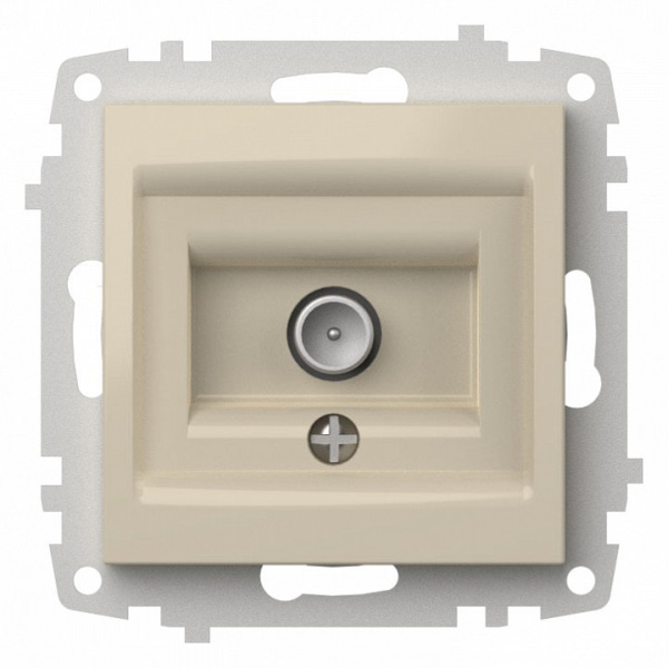 ТВ-розетка оконечная без рамки Elbi Eleсtriс Zena Vega 609-010300-273
