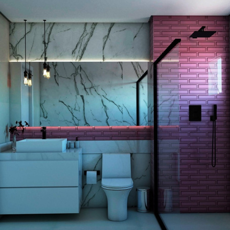 Верхний душ Paini 50YO759QQ25 квадратный чёрный