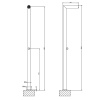 Душевая стойка Gessi Outdoor 63201#856 серый