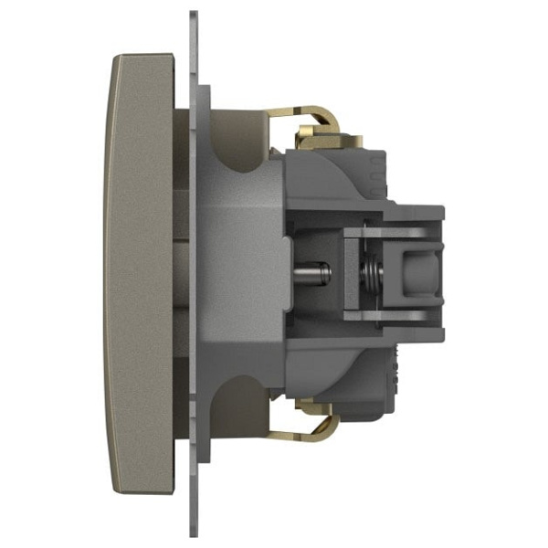Розетка с заземлением без рамки Elbi Eleсtriс Zena Vega 609-011400-217