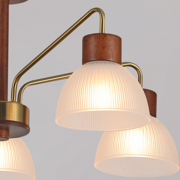 Люстра на штанге ILLUMICO  IL0286-5C-79 BR