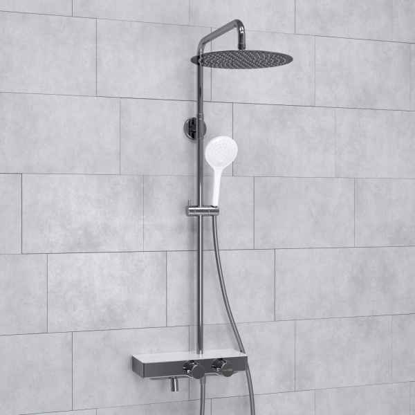 Душевая стойка WasserKRAFT A113.116.155.CH Thermo