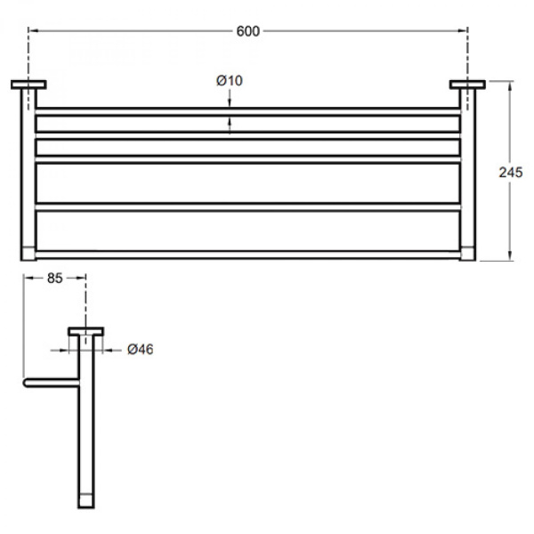 Полка подвесная Jacob Delafon EO Classique E77832-CP