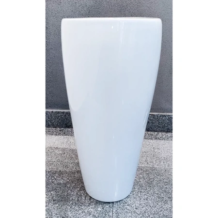Раковина CeramaLux B133-1 37,5x36 см, напольная, белый