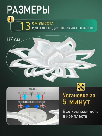 Потолочная люстра Natali Kovaltseva  LED LAMPS 85009