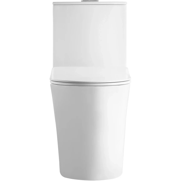 Унитаз-компакт Grossman Thin Rim GR-5607SQ безободковый, торнадо, с сиденьем микролифт, белый