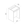 Раковина Agape Face a face 60 ACER5060FP3MC